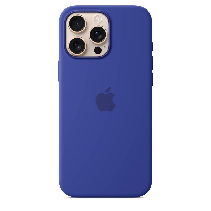 slide 1 of 4, Apple iPhone 16 Pro Max Silicone Case with MagSafe - Ultramarine, 1 ct