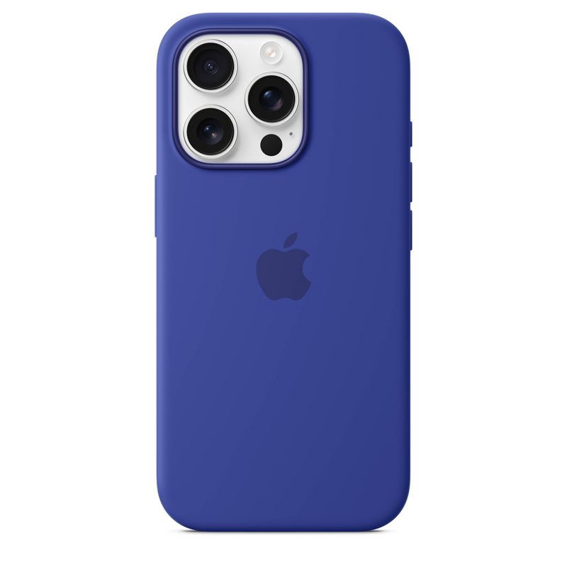 slide 3 of 4, Apple iPhone 16 Pro Silicone Case with MagSafe - Ultramarine, 1 ct