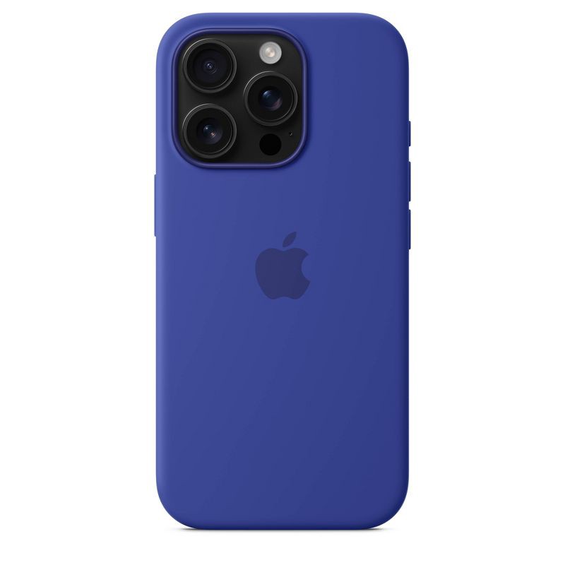 slide 4 of 4, Apple iPhone 16 Pro Silicone Case with MagSafe - Ultramarine, 1 ct