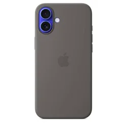 Apple iPhone 16 Plus Silicone Case with MagSafe - Stone Gray