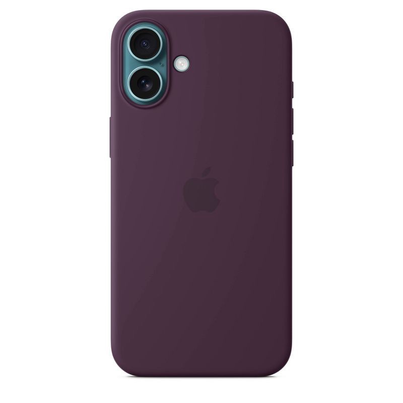 slide 2 of 4, Apple iPhone 16 Plus Silicone Case with MagSafe - Plum, 1 ct