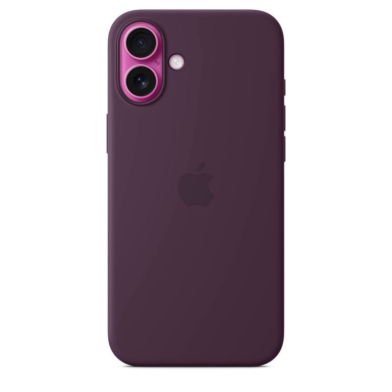 slide 3 of 4, Apple iPhone 16 Plus Silicone Case with MagSafe - Plum, 1 ct