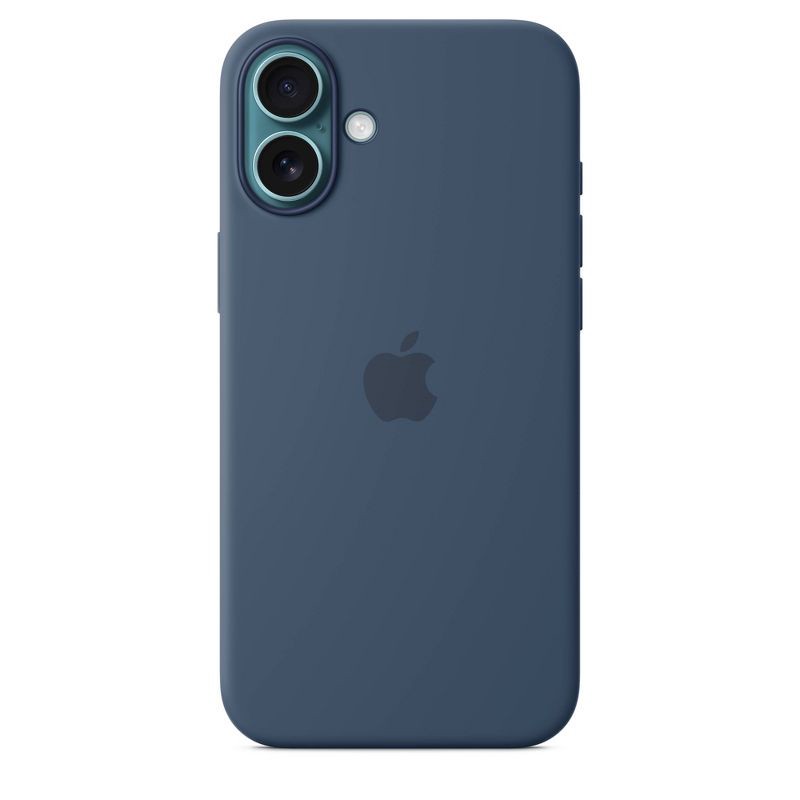 slide 2 of 4, Apple iPhone 16 Plus Silicone Case with MagSafe - Denim, 1 ct