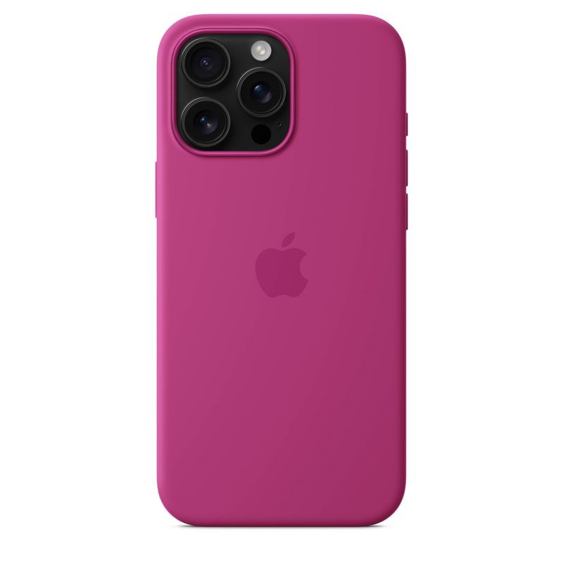 slide 4 of 4, Apple iPhone 16 Pro Max Silicone Case with MagSafe - Fuchsia, 1 ct