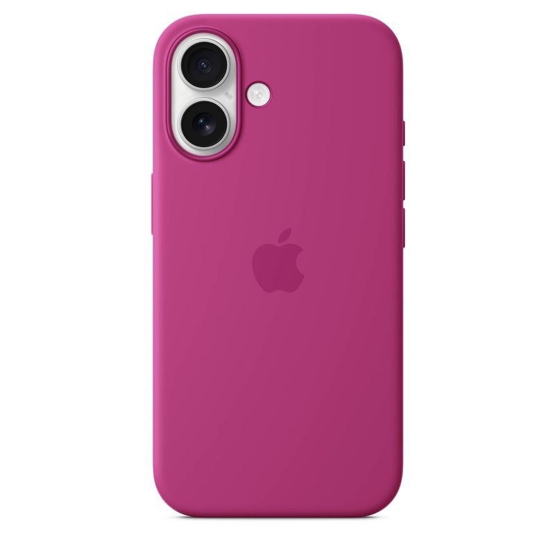 slide 4 of 5, Apple iPhone 16 Silicone Case with MagSafe - Fuchsia, 1 ct