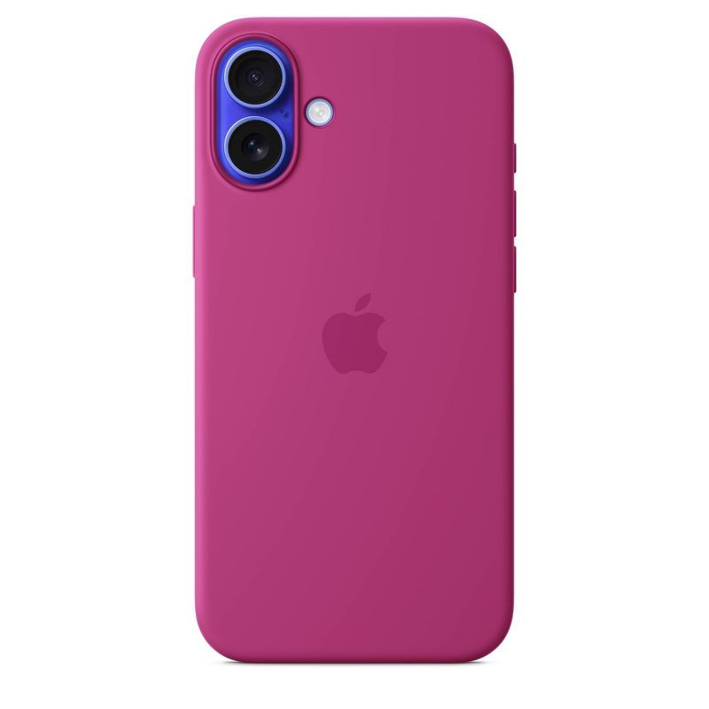 slide 1 of 4, Apple iPhone 16 Plus Silicone Case with MagSafe - Fuchsia, 1 ct