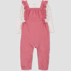Carter's Just One You® Baby Girls' Skirtall Set - Ivory/Pink 12M