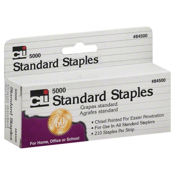 slide 1 of 4, CLi Staples 5000 ea, 1 ct