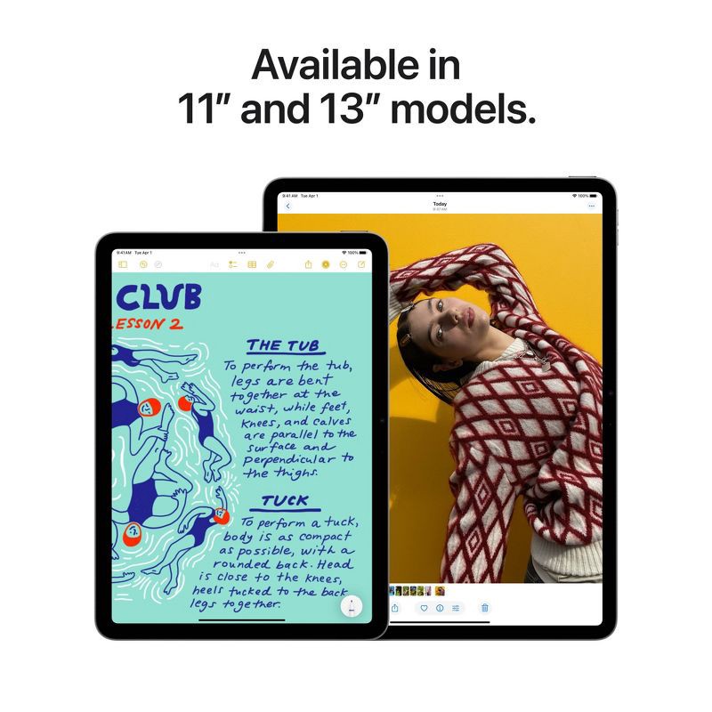 slide 4 of 10, Apple iPad Air (M3) 13 inch Wi-Fi 256GB - Blue, 1 ct