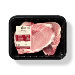 Bone-In Pork Loin Chops - price per lb - Good & Gather™