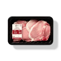 Bone-In Center Cut Pork Chop Family Pack - price per lb - Good & Gather™