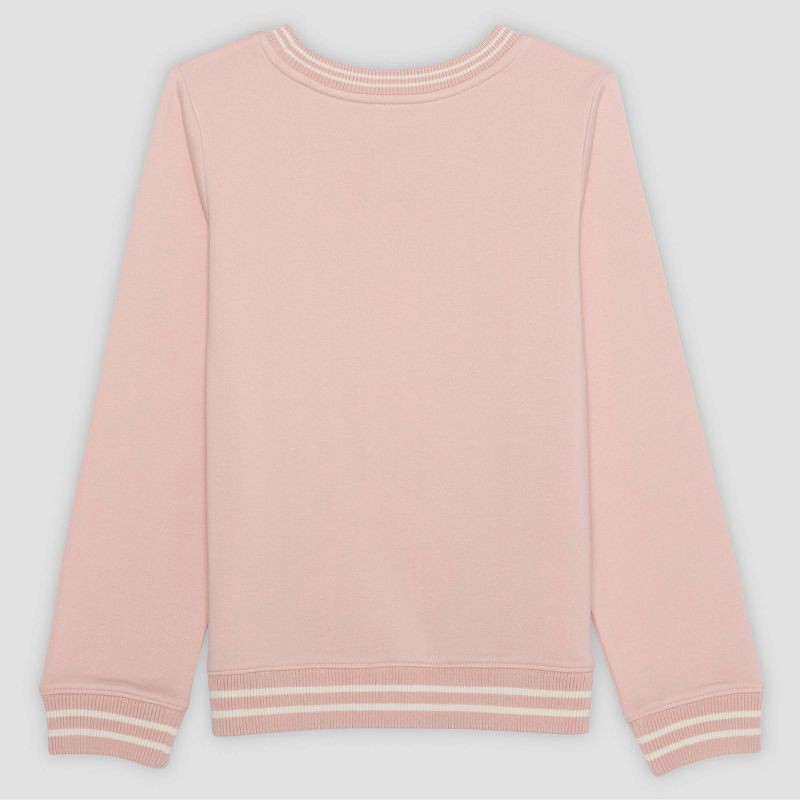 slide 3 of 3, Girls' Squishmallows Dreamy Fleece Pullover Sweatshirt - Pink XL, 1 ct