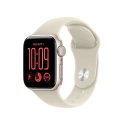 Apple Watch SE 3 GPS 40mm Starlight Aluminum Case with Sand Sport Band - S/M