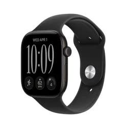 Apple Watch Series 12 GPS 46mm Black Aluminum Case with Black Sport Band - M/L