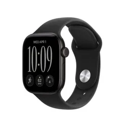 Apple Watch Series 12 GPS 42mm Black Aluminum Case with Black Sport Band - S/M