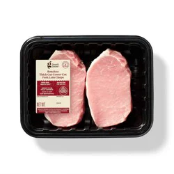 Fresh Boneless Thick Cut Center Cut Pork Loin Chops - price per lb - Good & Gather™