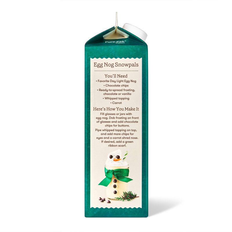slide 4 of 4, Light Eggnog - 32 fl oz - Favorite Day™, 32 fl oz