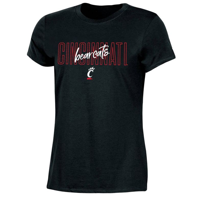 slide 1 of 3, NCAA Cincinnati Bearcats Women's Crew Neck T-Shirt - M, 1 ct