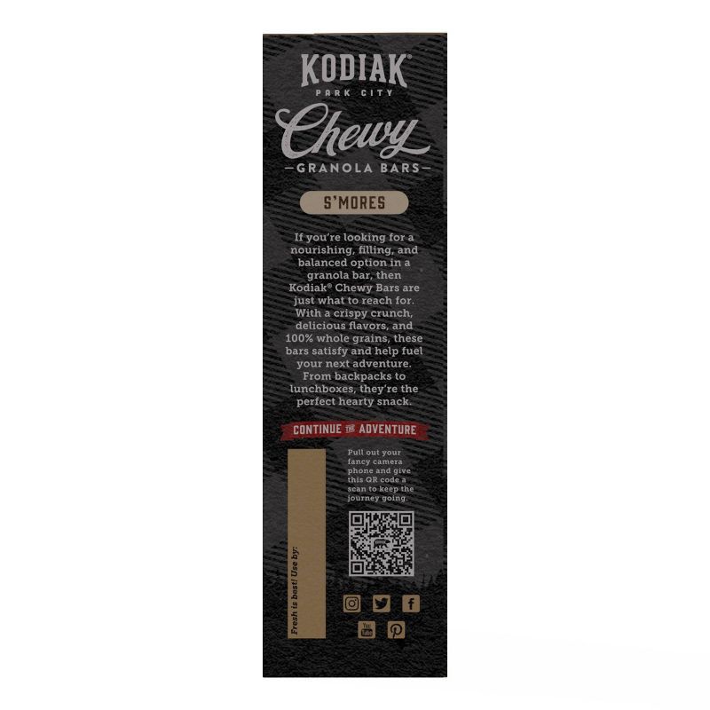 slide 3 of 7, Kodiak Cakes Kodiak S'Mores Chewy Bars - 6.17oz/5ct, 6.17 oz, 5 ct