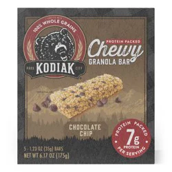 Kodiak Cakes Kodiak Chocolate Chip Chewy Granola Bars - 6.17oz/5ct