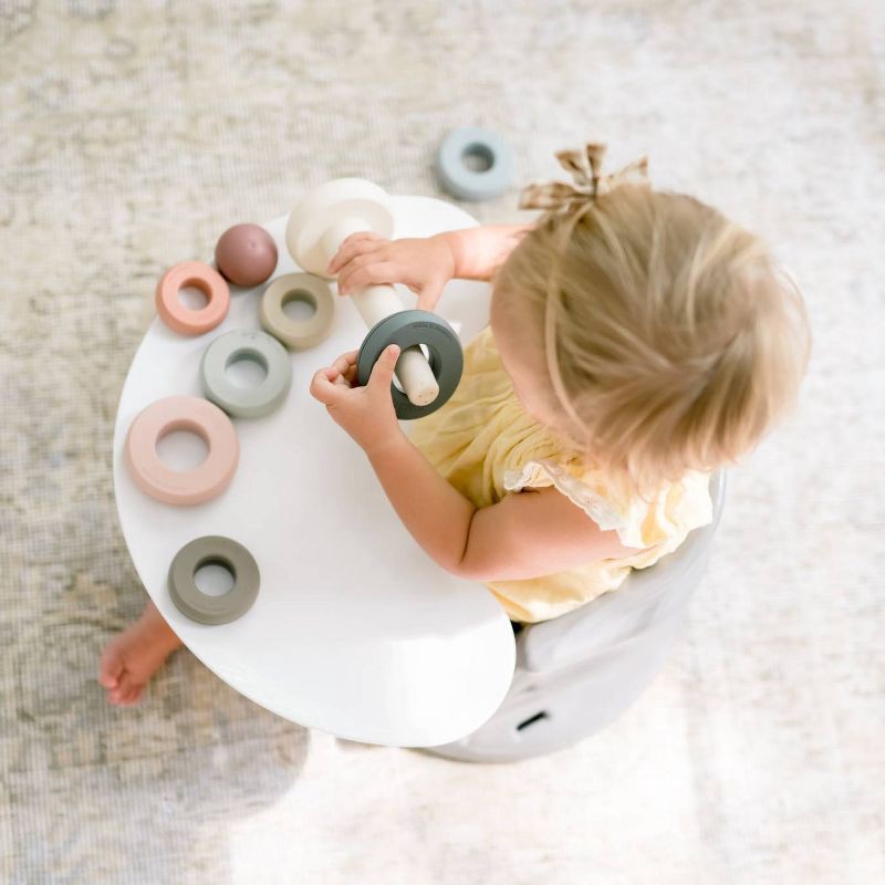 slide 8 of 11, Upseat Baby Floor and Booster Seat - Gray, 1 ct