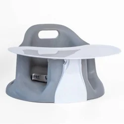 Upseat Baby Floor and Booster Seat - Gray