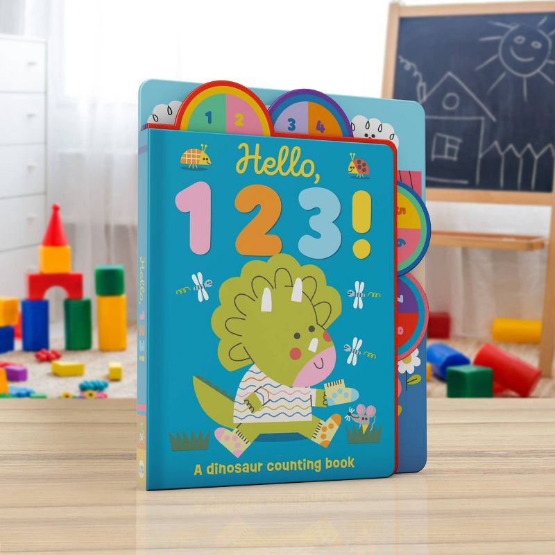slide 4 of 4, Hello, 123! - by Christie Hainsby (Boardbook) - Gigglescape™, 1 ct