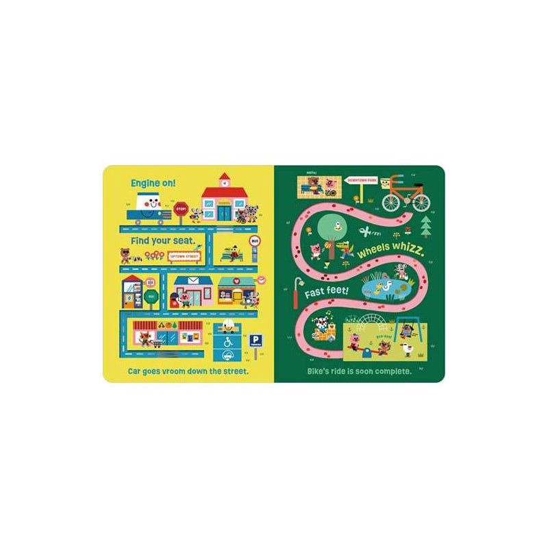 slide 3 of 4, Hello, Let's Go! - by Sarah Creese (Boardbook) - Gigglescape™, 1 ct