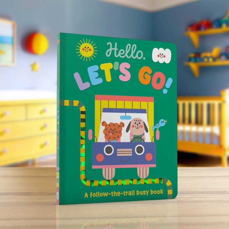 slide 4 of 4, Hello, Let's Go! - by Sarah Creese (Boardbook) - Gigglescape™, 1 ct