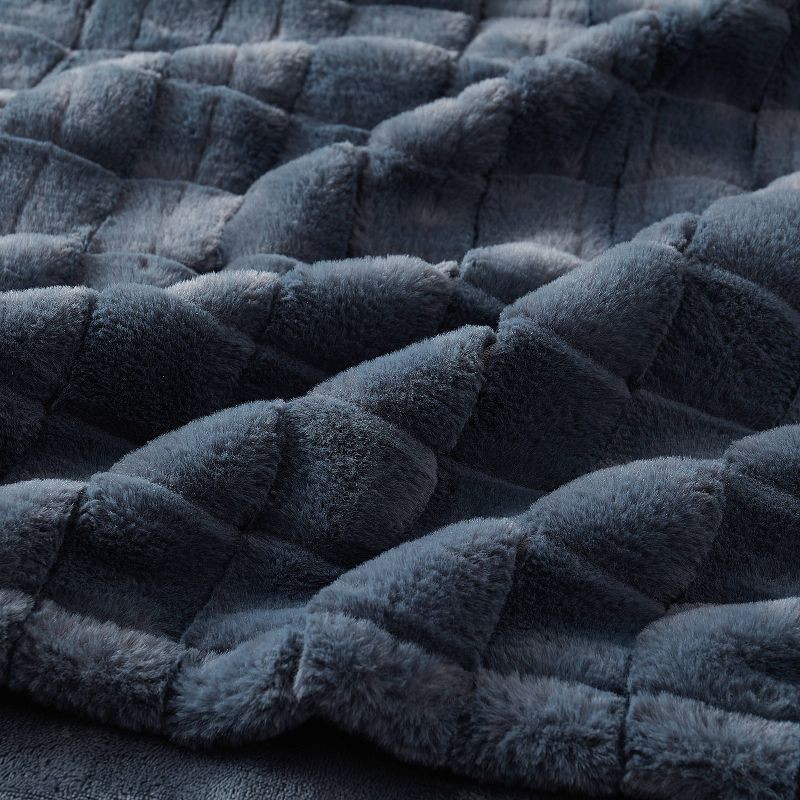 slide 6 of 10, Brookstone King Heated Blanket Dark Gray Texture, 1 ct