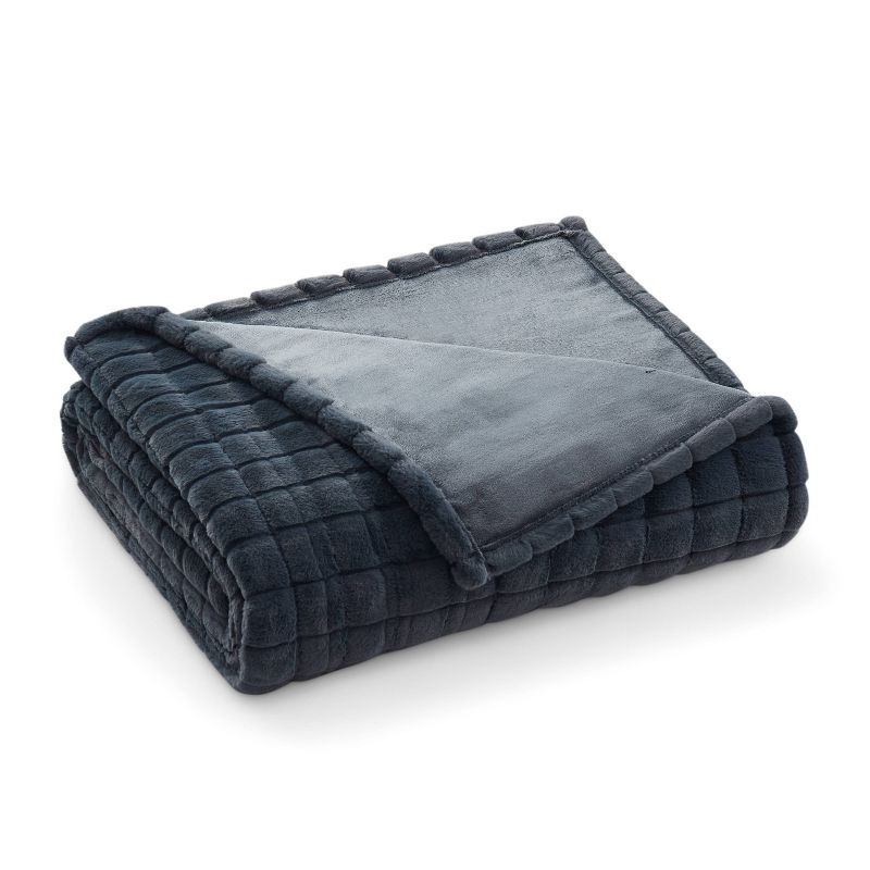 slide 9 of 10, Brookstone King Heated Blanket Dark Gray Texture, 1 ct