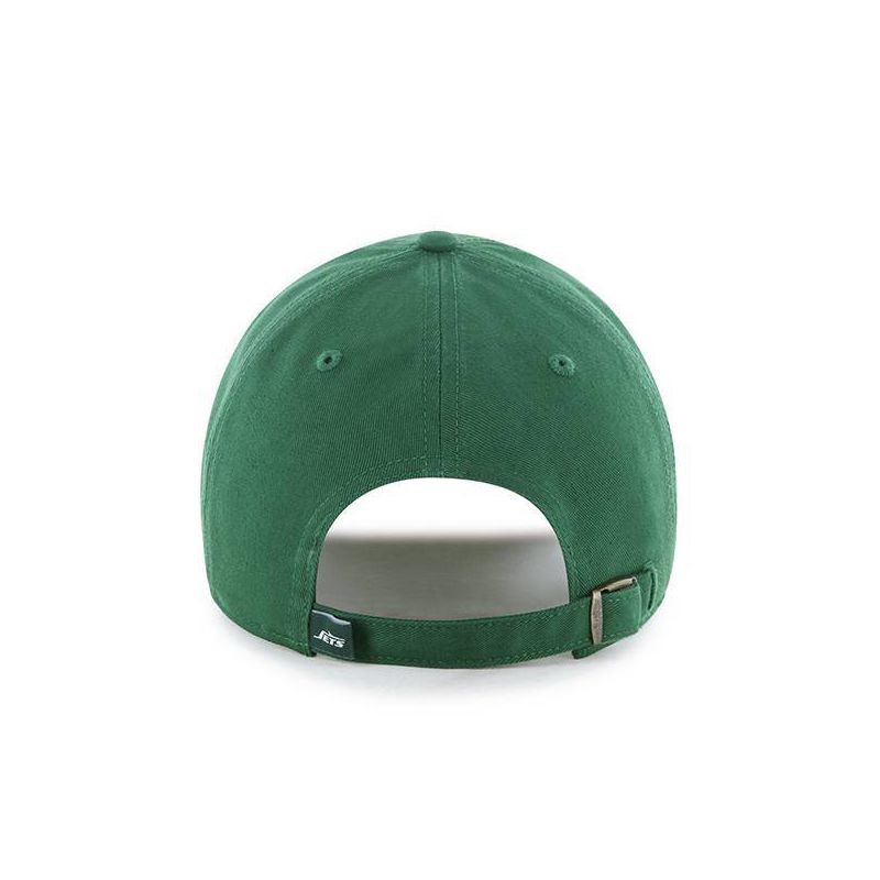 slide 2 of 2, NFL New York Jets Clean Up Hat: Adjustable Cotton Baseball Cap with Team Logo, 1 ct