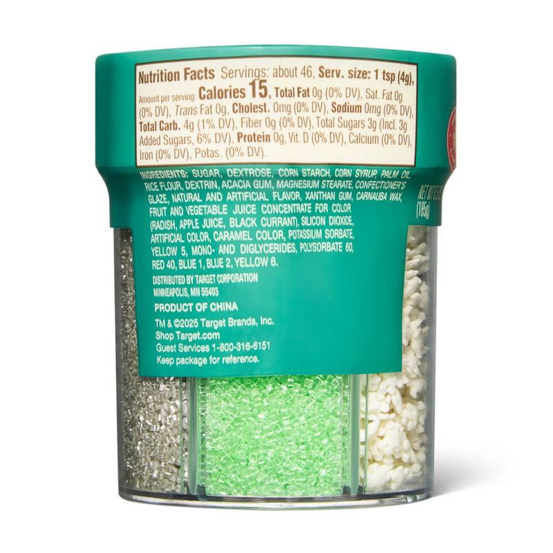 slide 2 of 3, Holiday Deck The Halls Sprinkles - 6.3oz - Favorite Day™, 6.3 oz