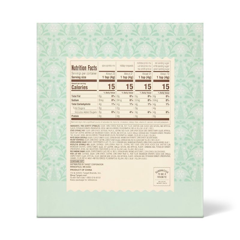 slide 2 of 3, Christmas Deluxe Sprinkle Set - 8ct - Favorite Day™, 8 ct