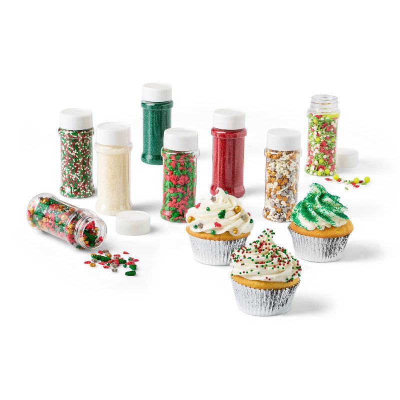 slide 3 of 3, Christmas Deluxe Sprinkle Set - 8ct - Favorite Day™, 8 ct