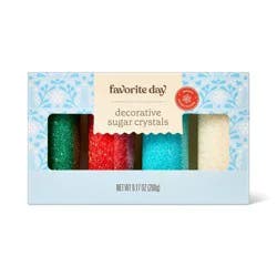 Christmas Decorative Sugar Crystals - 4ct - Favorite Day™