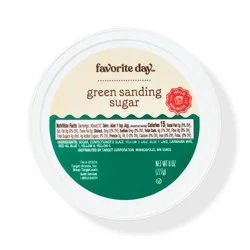 Christmas Green Sanding Sugar - 8oz - Favorite Day™