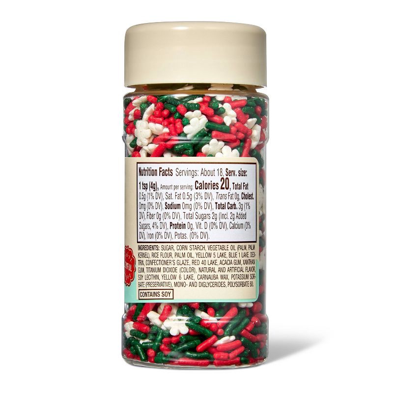 slide 3 of 3, Christmas Sprinkles and Confetti - 2.54oz - Favorite Day™, 2.54 oz