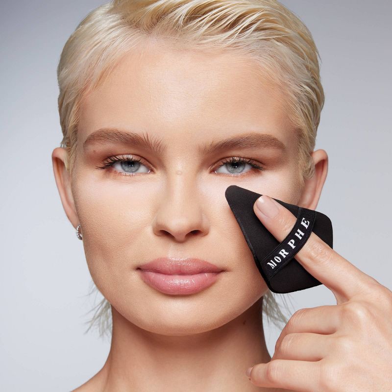 slide 3 of 5, Morphe To the Point Dual-Sided Powder Puff - Ulta Beauty, 1 ct