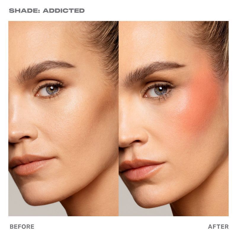 slide 4 of 5, Morphe Huephoric Rush 3-in-1 Silk Blush - Addicted - 0.28oz - Ulta Beauty, 8 gram