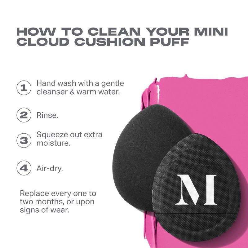slide 5 of 5, Morphe Cloud Cushion Mini Puff Trio - 3pc - Ulta Beauty, 3 ct