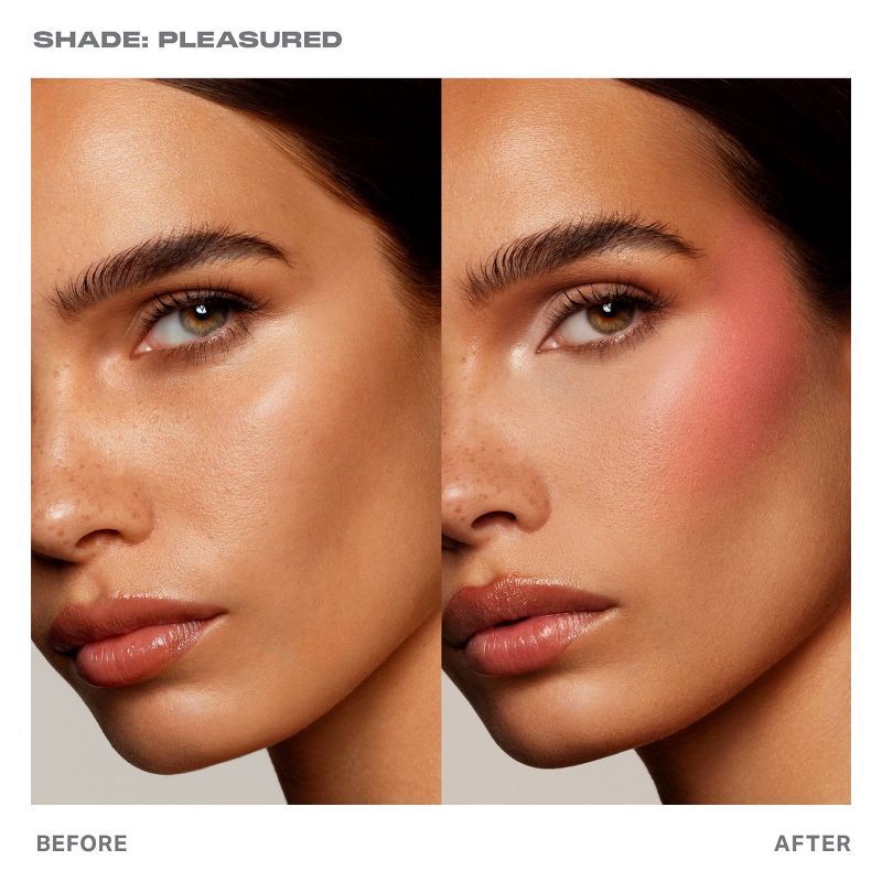 slide 4 of 5, Morphe Huephoric Rush 3-in-1 Silk Blush - Pleasured - 0.28oz - Ulta Beauty, 8 gram