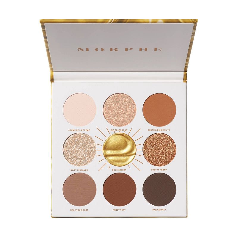 slide 1 of 8, Morphe Rich & Foiled Gold Seeker Eyeshadow Palette - 0.35oz - Ulta Beauty, 0.35 oz