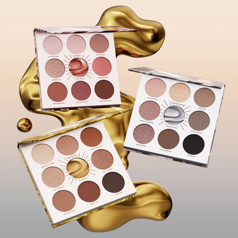 slide 7 of 8, Morphe Rich & Foiled Gold Seeker Eyeshadow Palette - 0.35oz - Ulta Beauty, 0.35 oz