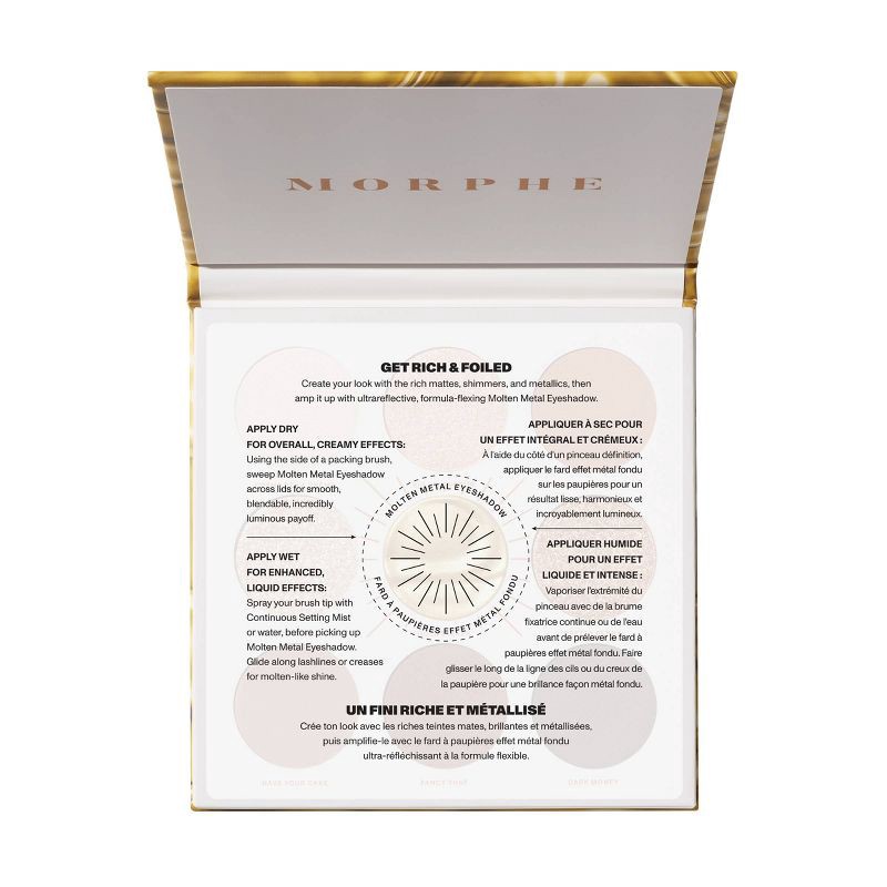 slide 8 of 8, Morphe Rich & Foiled Gold Seeker Eyeshadow Palette - 0.35oz - Ulta Beauty, 0.35 oz