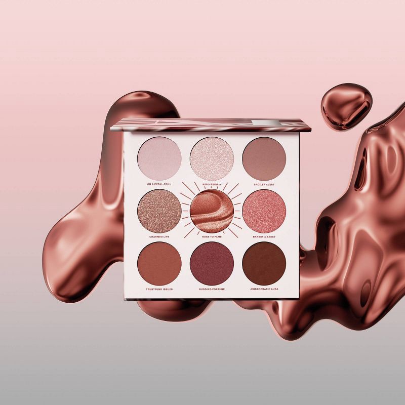 slide 7 of 8, Morphe Rich & Foiled Rose to Fame Eyeshadow Palette - Rose to Fame - 0.35oz - Ulta Beauty, 0.35 oz