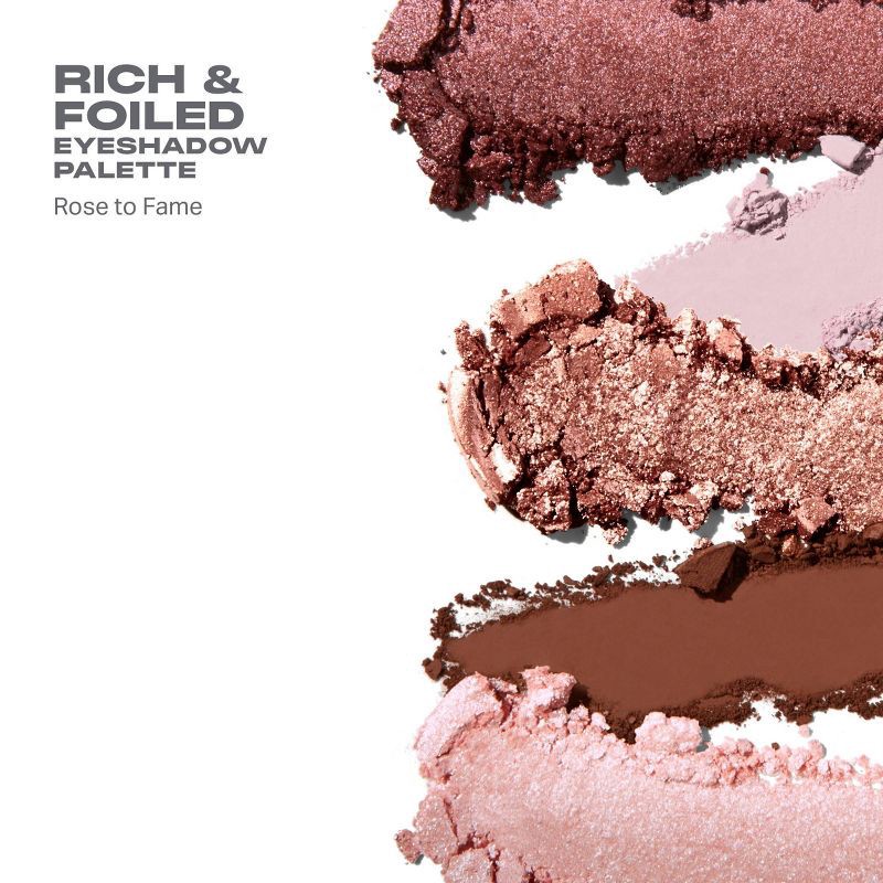 slide 4 of 8, Morphe Rich & Foiled Rose to Fame Eyeshadow Palette - 0.35oz - Ulta Beauty, 0.35 oz