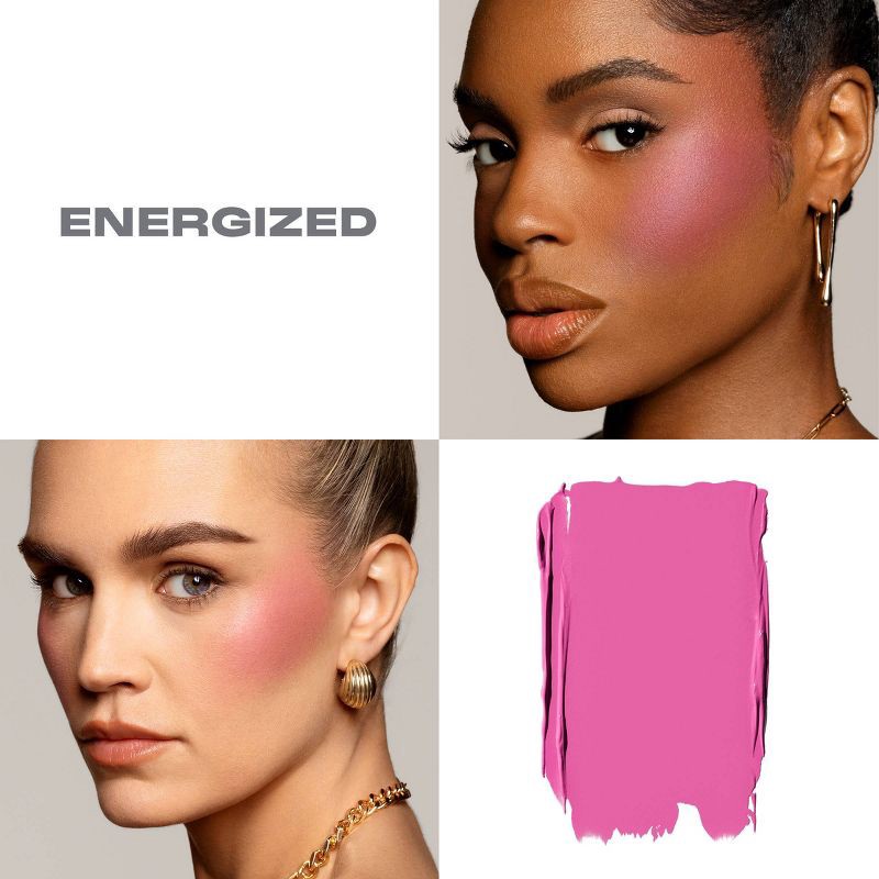 slide 3 of 5, Morphe Huephoric Rush 3-in-1 Silk Blush - Energized - 0.28oz - Ulta Beauty, 8 gram