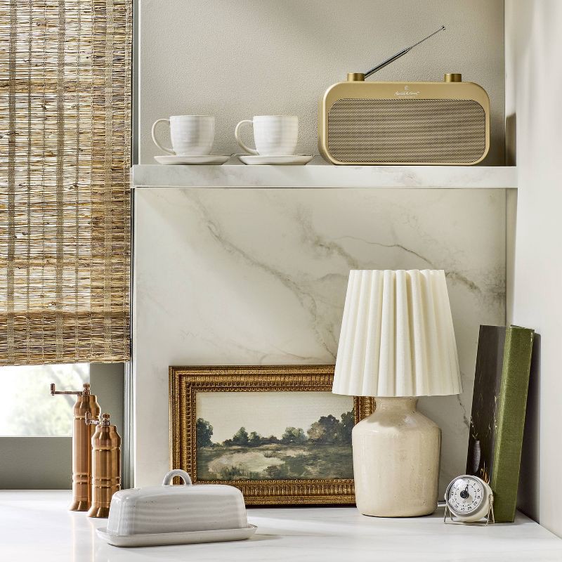 slide 2 of 5, Hearth & Hand with Magnolia Portable Brass Finish AM/FM Bluetooth Radio - Hearth & Hand™ with Magnolia, 1 ct