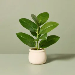 Hearth & Hand with Magnolia 9.5" Faux Mini Green Leaf Plant - Hearth & Hand™ with Magnolia
